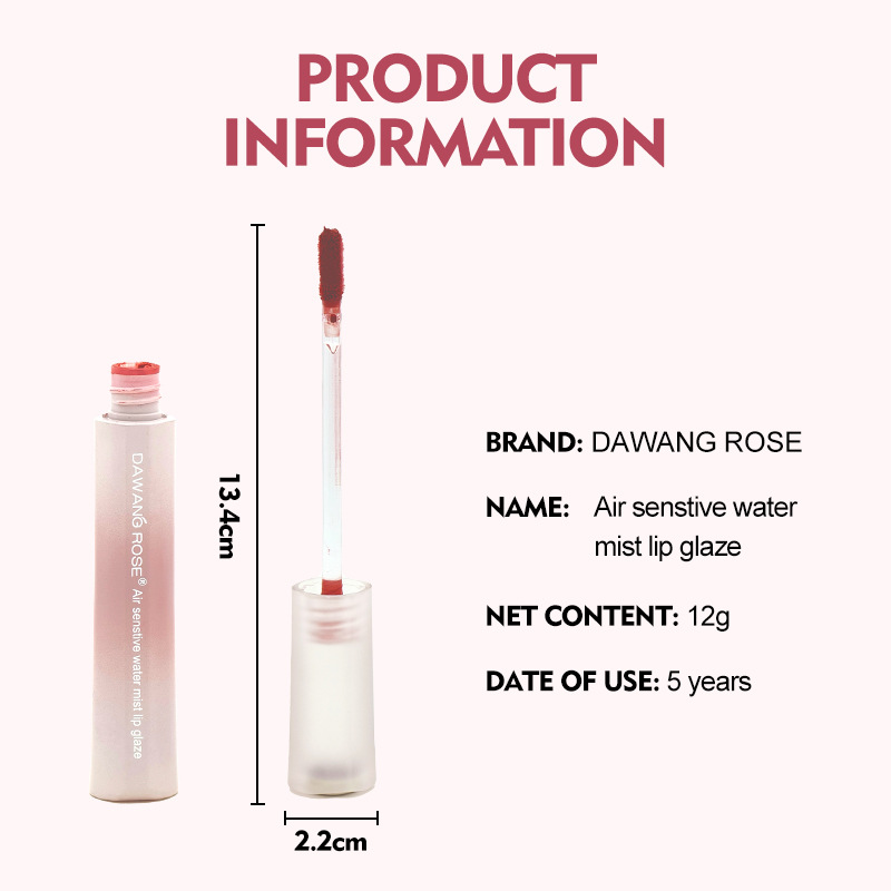 Lip Gloss with a Velvety Matte Finish in Nude Shades