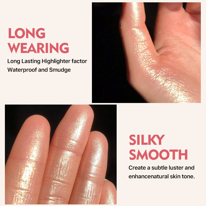 12 colours of large-grained sequin pearl loose powder finishing and highlighting