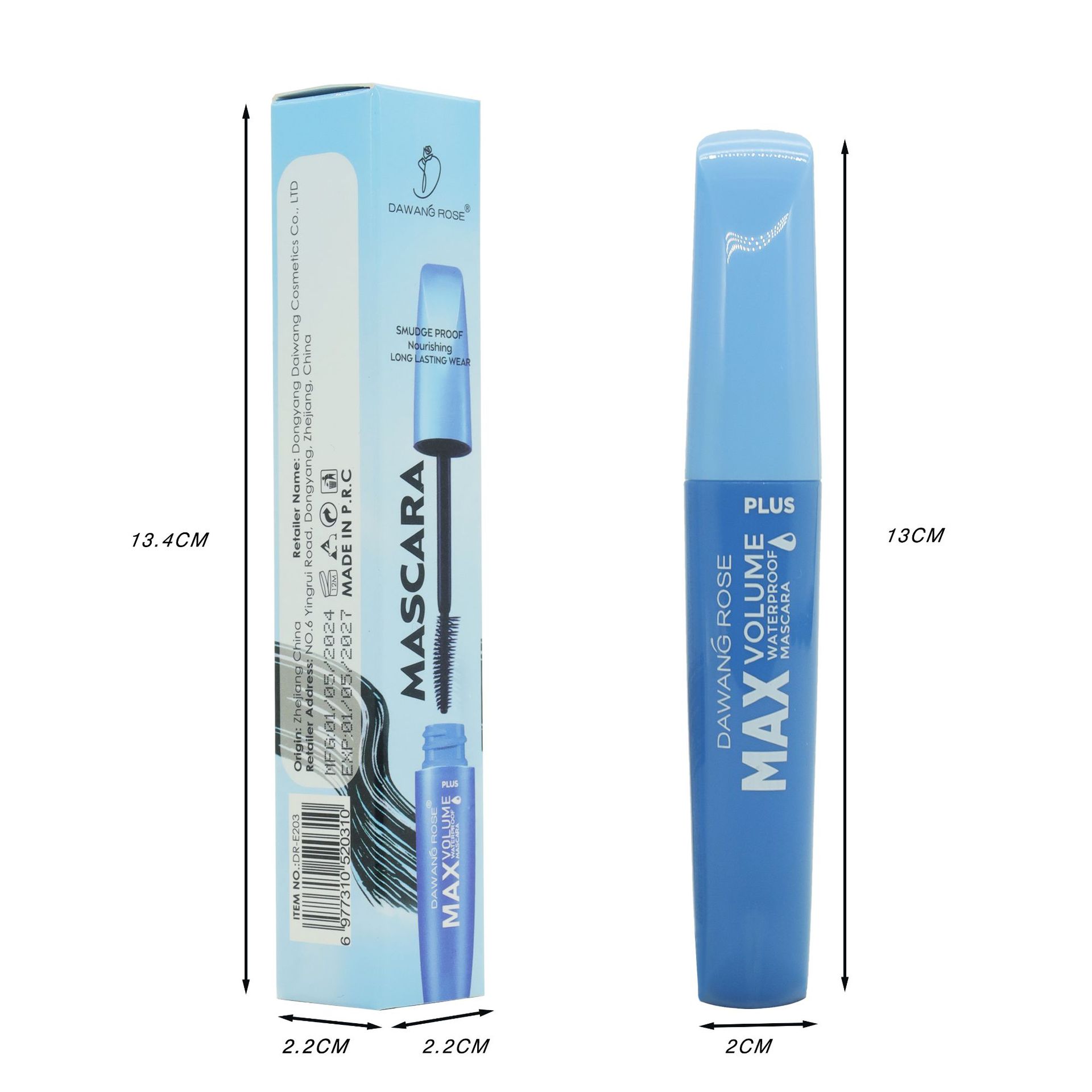 Volumizing Curl-Enhancing Waterproof Natural Lengthening Mascara