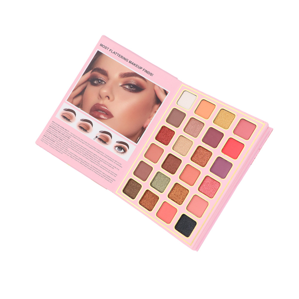 5-Piece Eyeshadow Palette with Highlighter, Blush, Concealer, and Eyeshadow