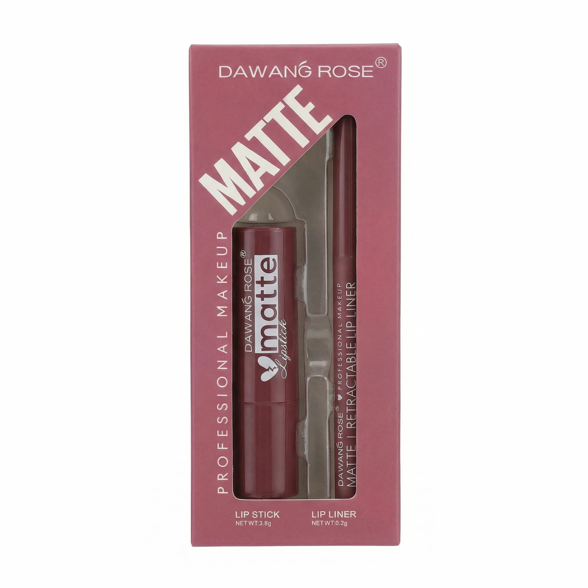 Brightening Velvet Matte Lipstick and Lip Liner Set