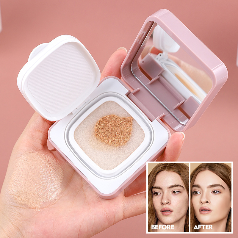Square box air cushion bb cream concealer powder