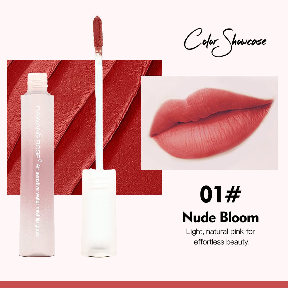 Lip Gloss with a Velvety Matte Finish in Nude Shades