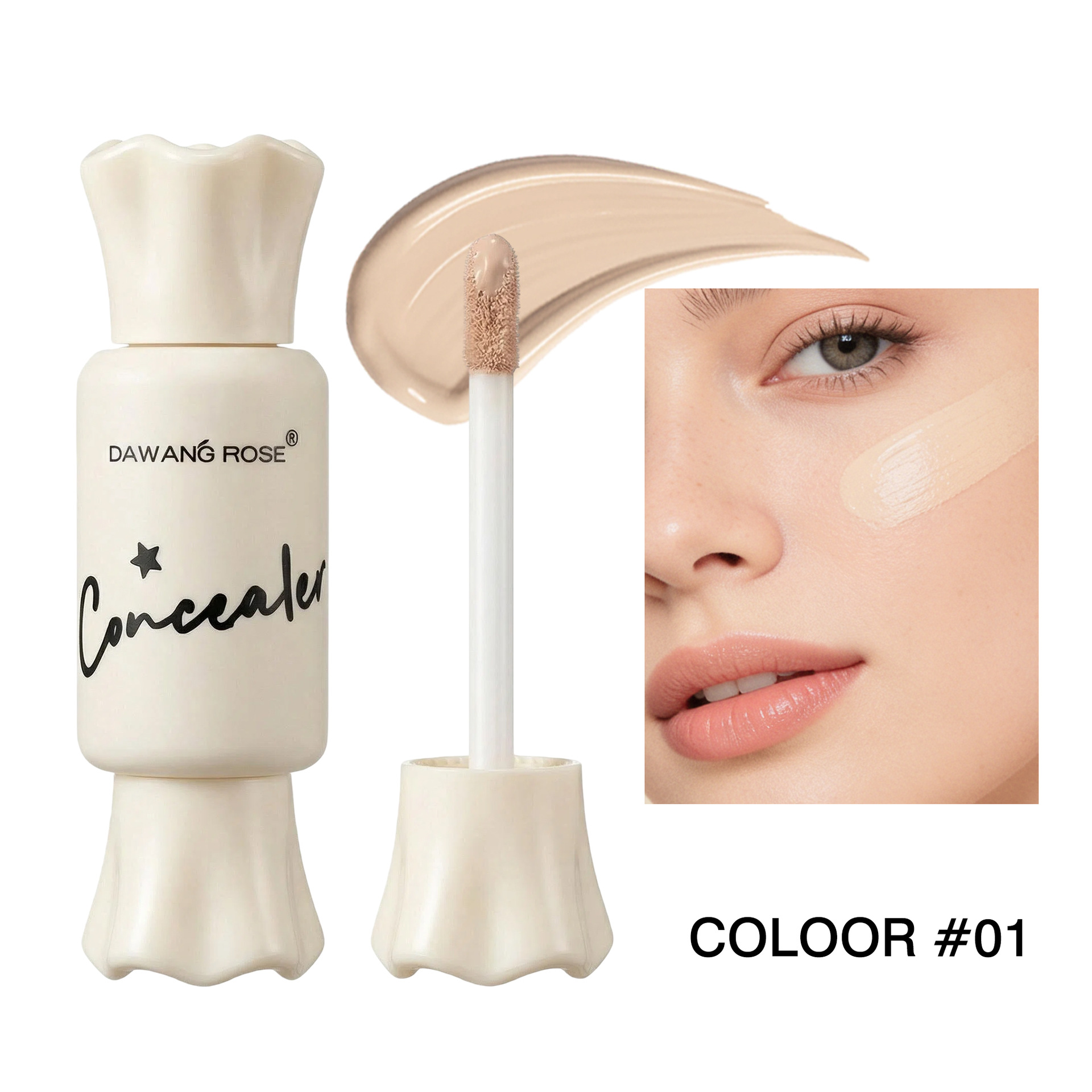 Full coverage for dark circles and acne scars