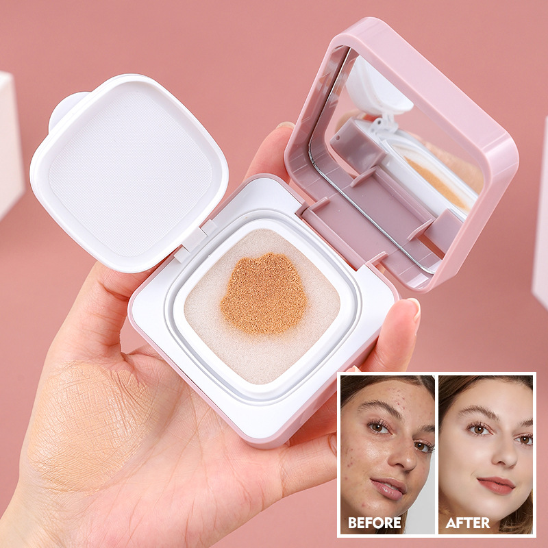 Square box air cushion bb cream concealer powder