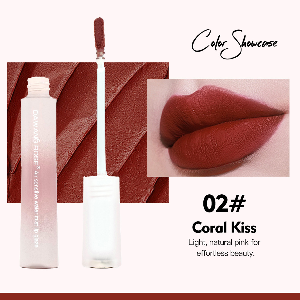 Lip Gloss with a Velvety Matte Finish in Nude Shades