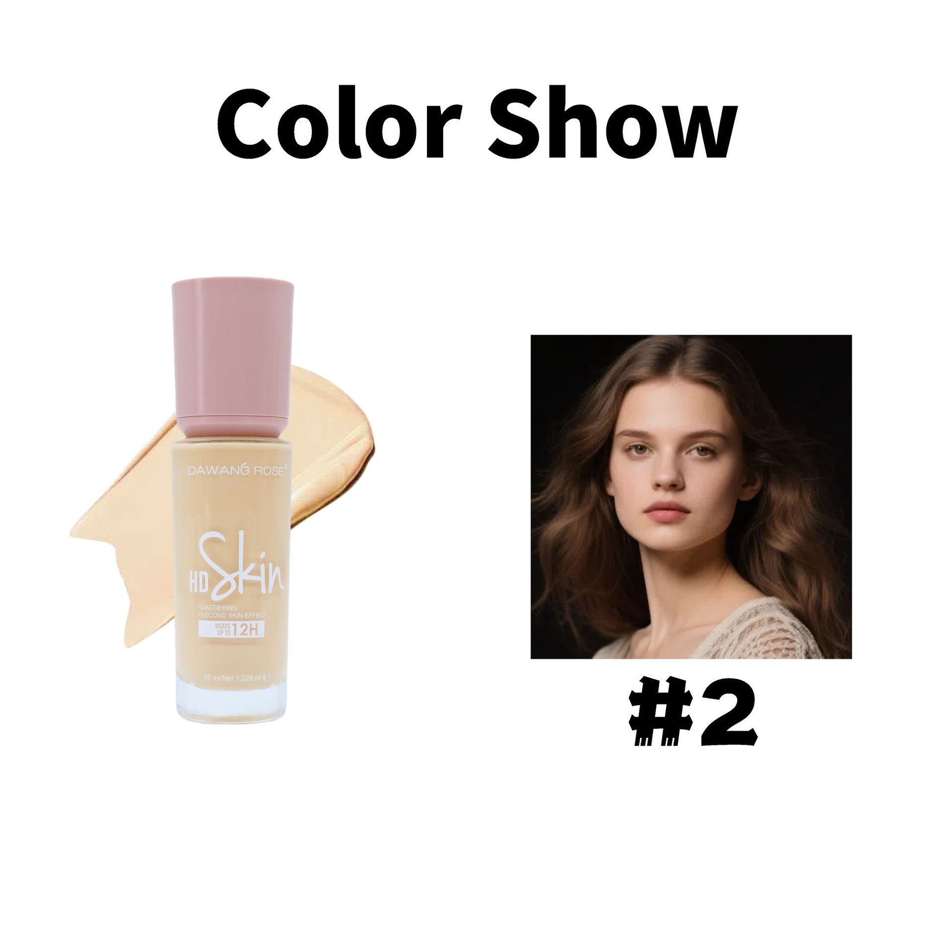 Long-lasting, smudge-proof concealing foundation that moisturizes without caking, nourishing your skin.