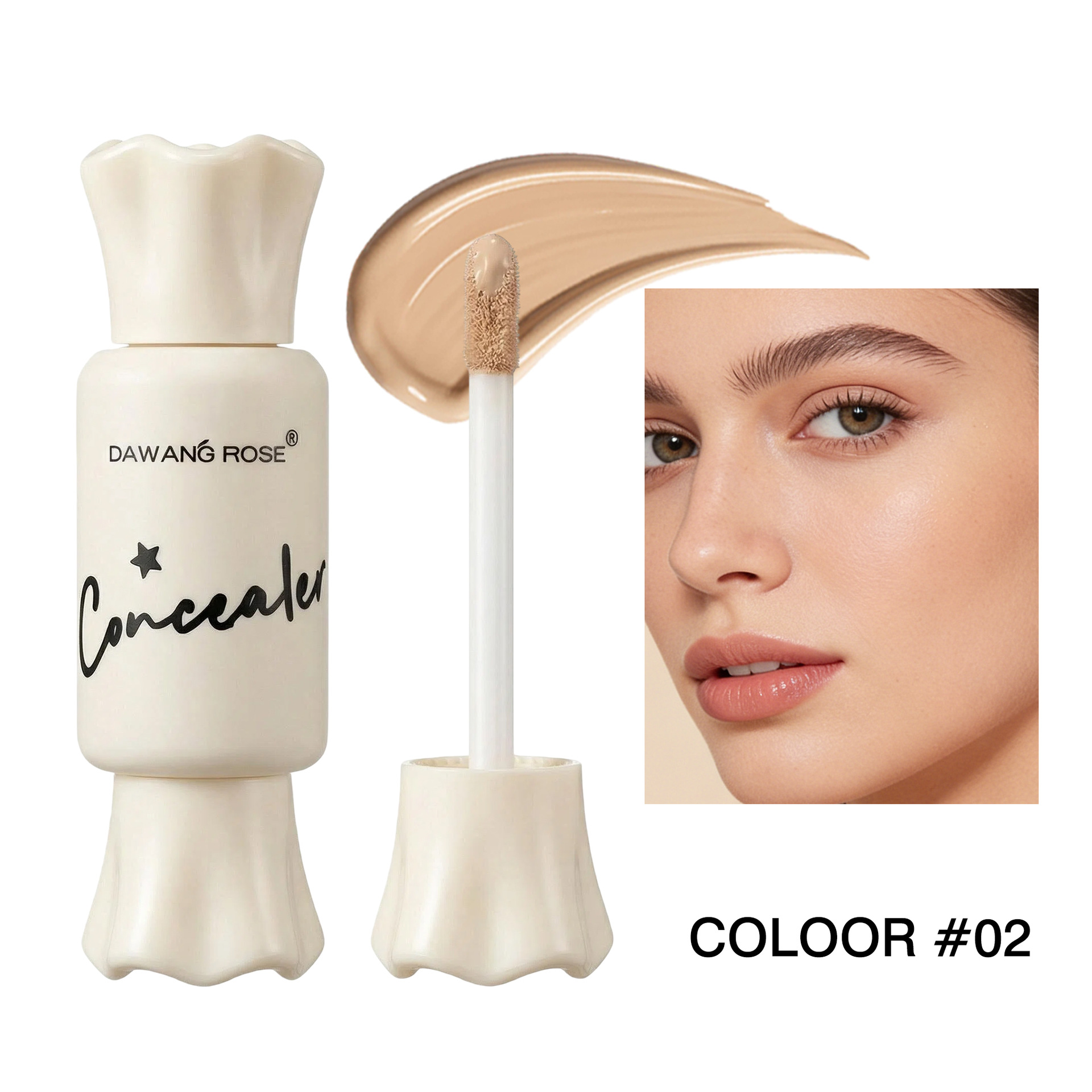 Full coverage for dark circles and acne scars