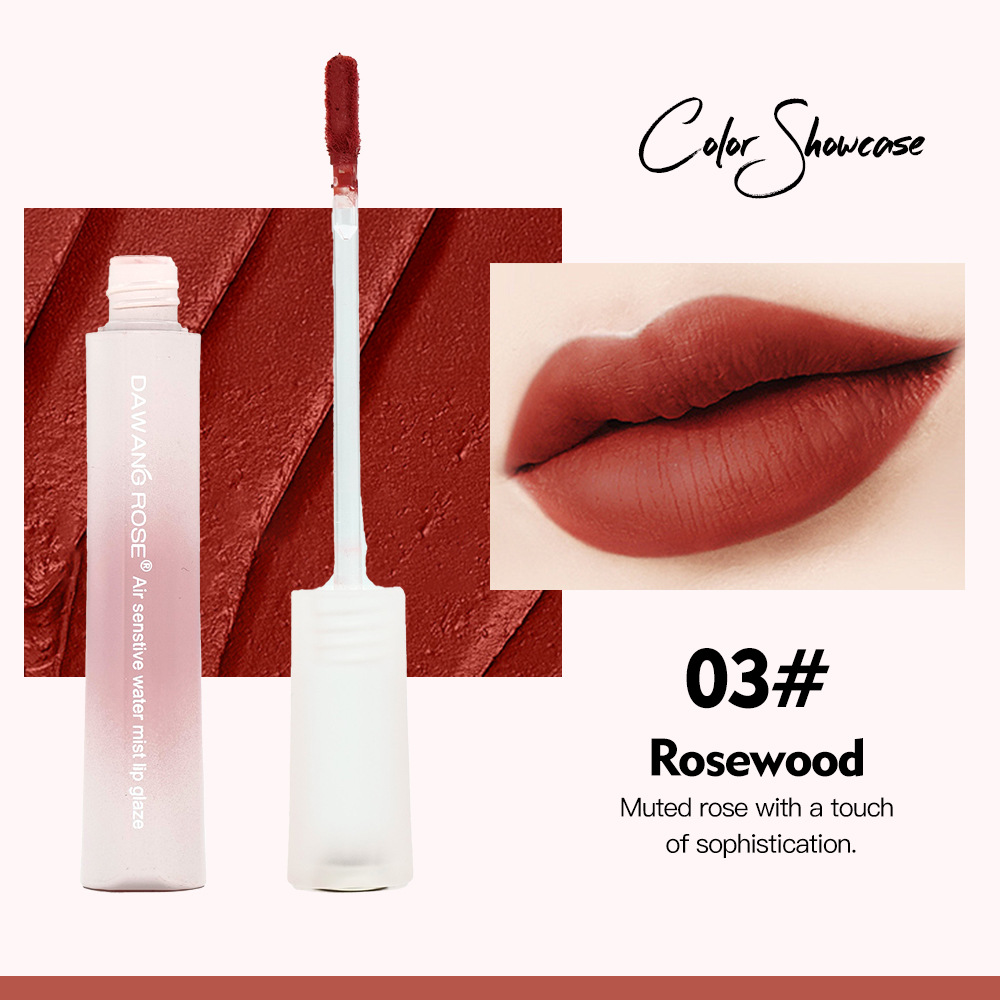 Lip Gloss with a Velvety Matte Finish in Nude Shades