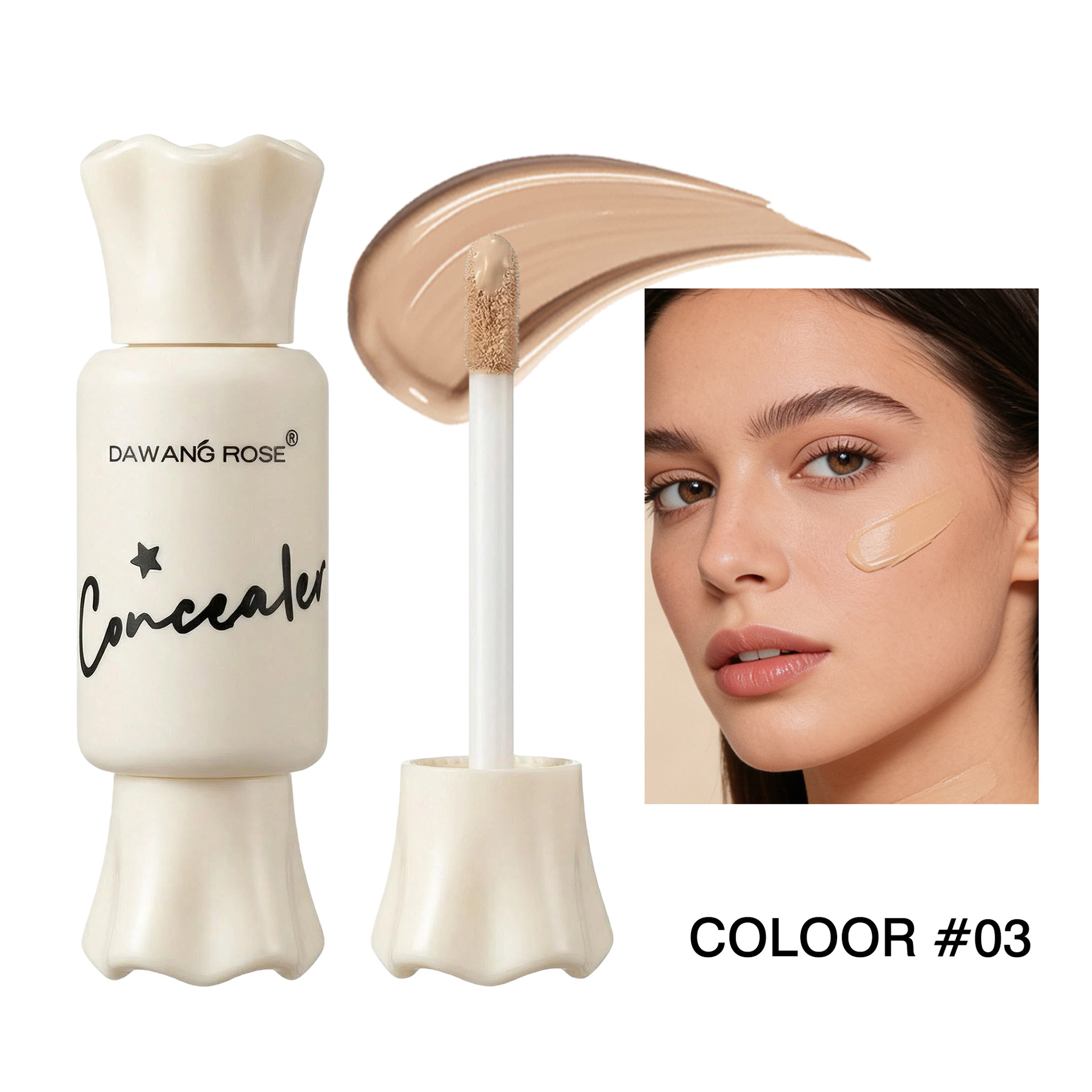 Full coverage for dark circles and acne scars