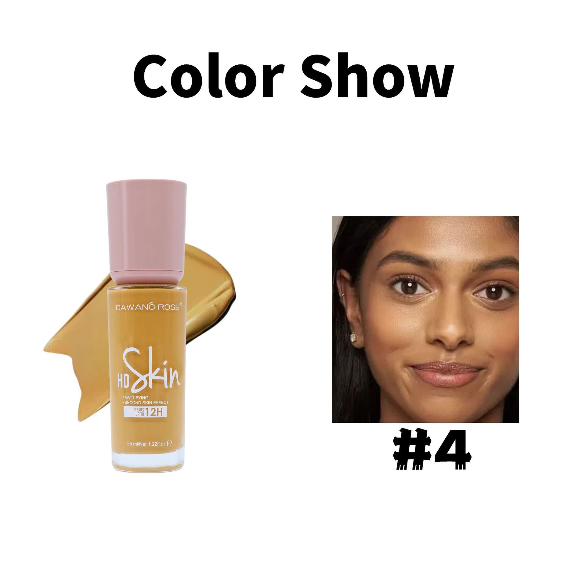 Long-lasting, smudge-proof concealing foundation that moisturizes without caking, nourishing your skin.