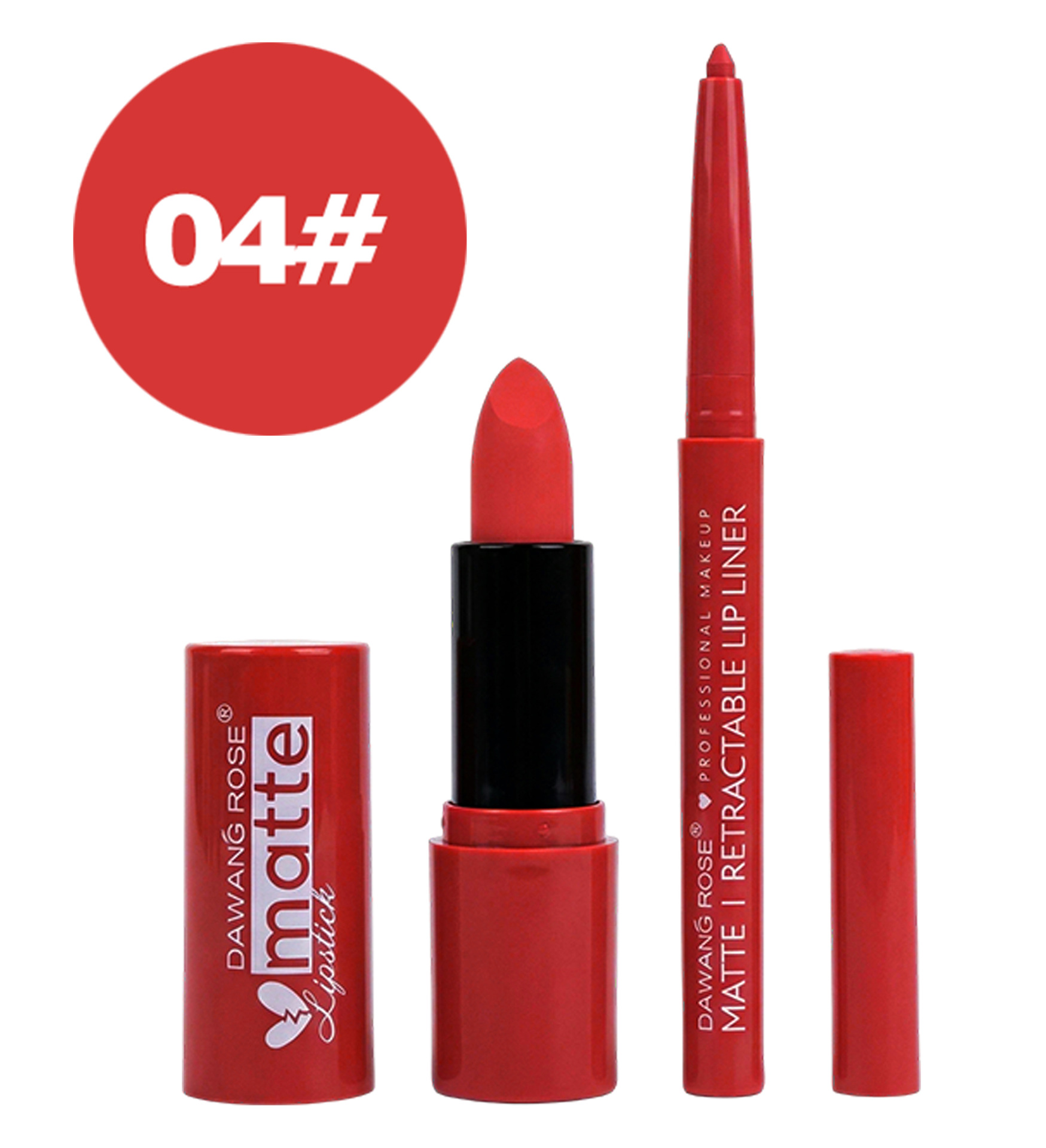 Brightening Velvet Matte Lipstick and Lip Liner Set