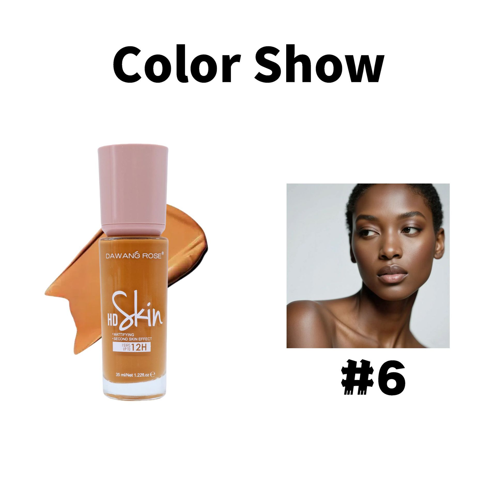 Long-lasting, smudge-proof concealing foundation that moisturizes without caking, nourishing your skin.