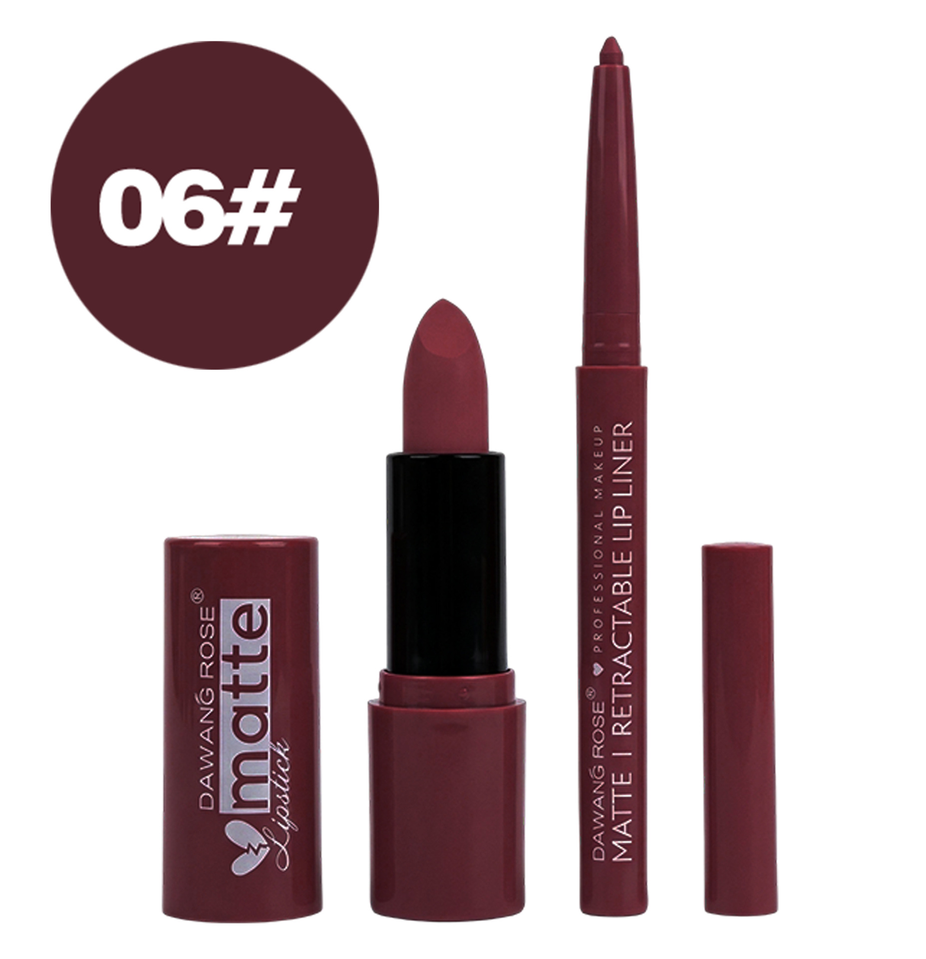 Brightening Velvet Matte Lipstick and Lip Liner Set