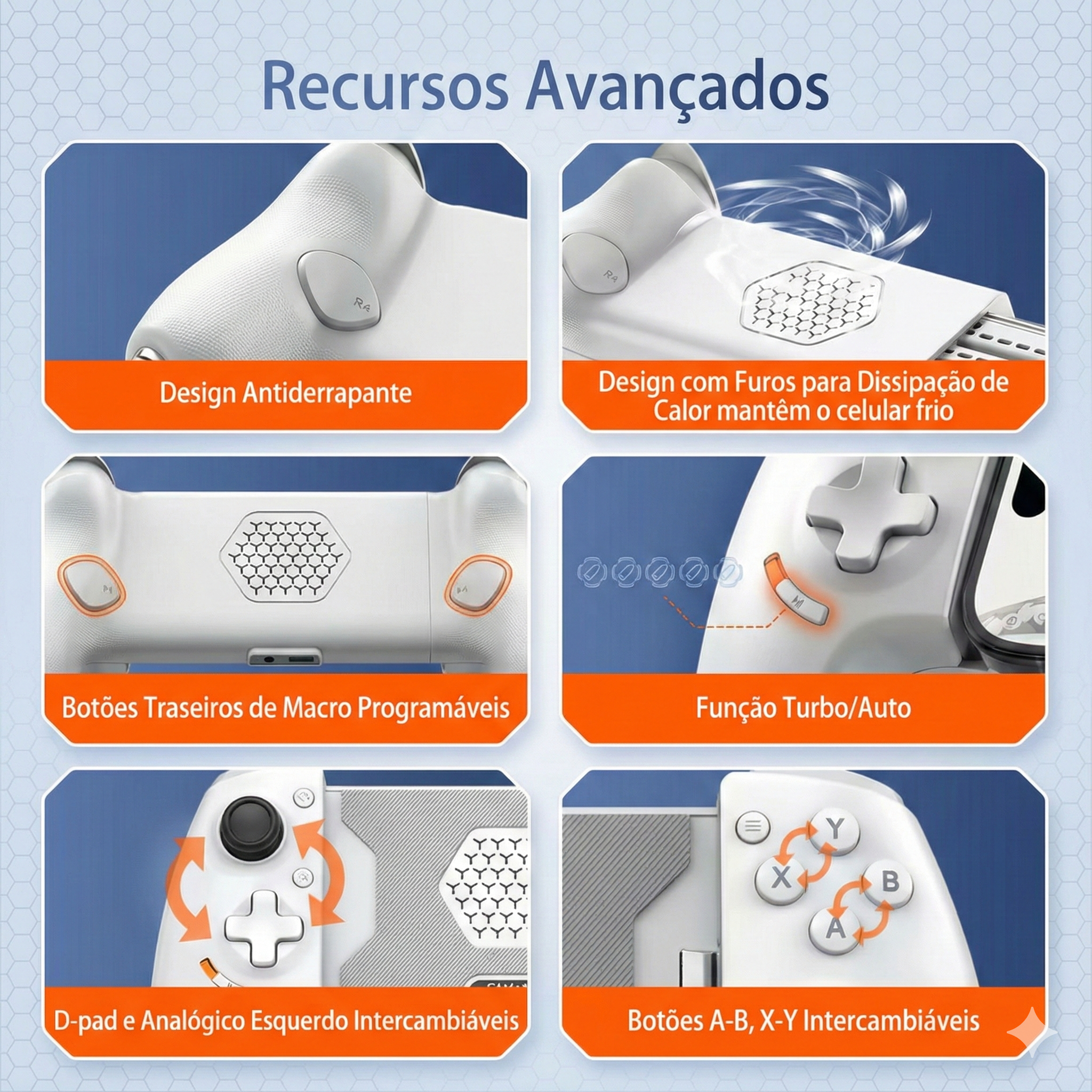 2026 New Type-C Stretch Game Controller, Only for IOS (native mode)/Android/HarmonyOS/SWITCH, Supports PS, XBox, and Steam streaming games