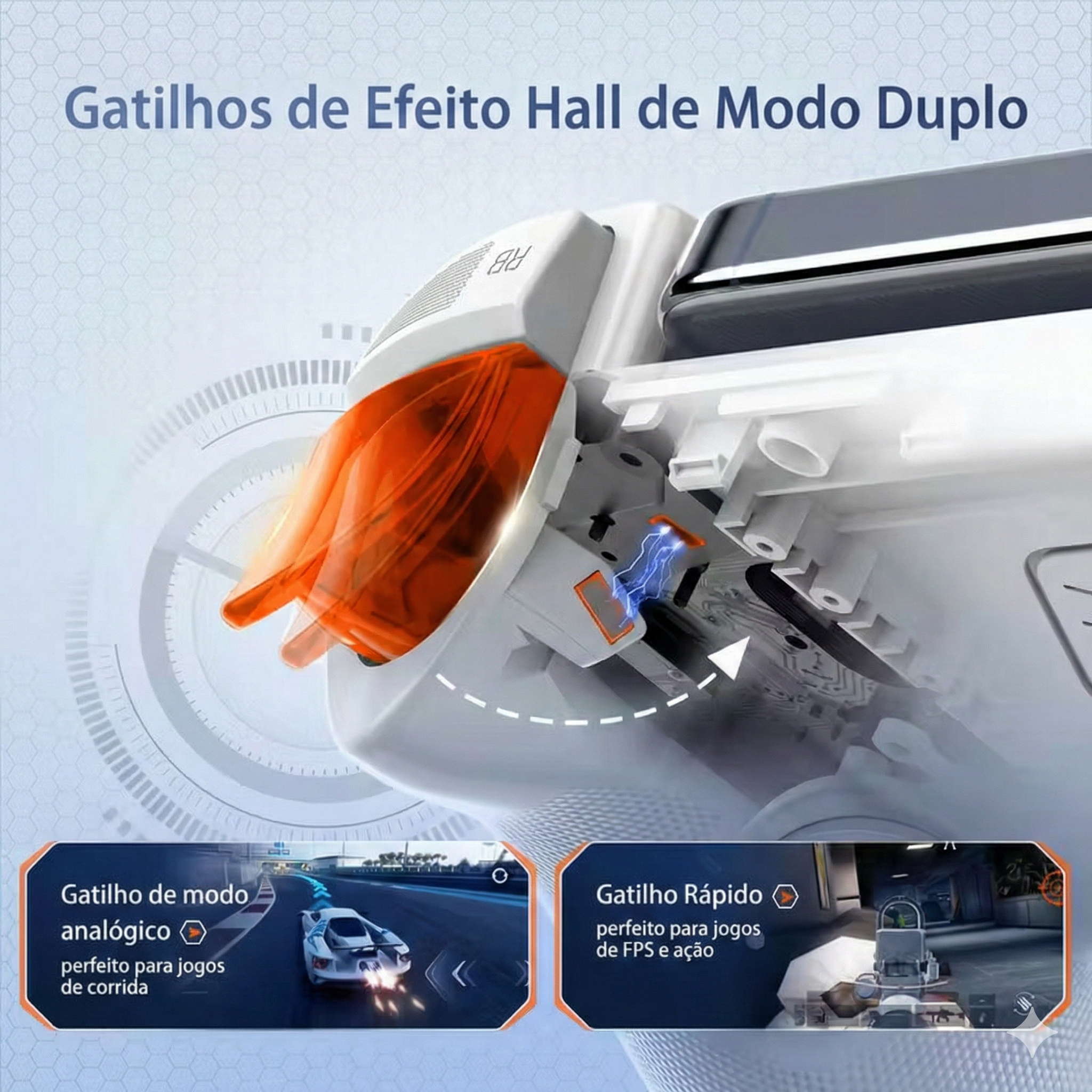 2026 New Type-C Stretch Game Controller, Only for IOS (native mode)/Android/HarmonyOS/SWITCH, Supports PS, XBox, and Steam streaming games