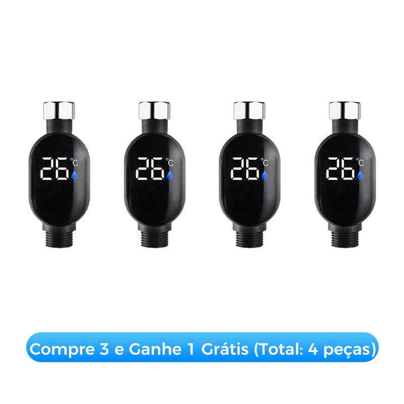 💧 Termómetro para duche 🌡️ Acabaram-se as suposições - Temperatura instantânea! 🚿