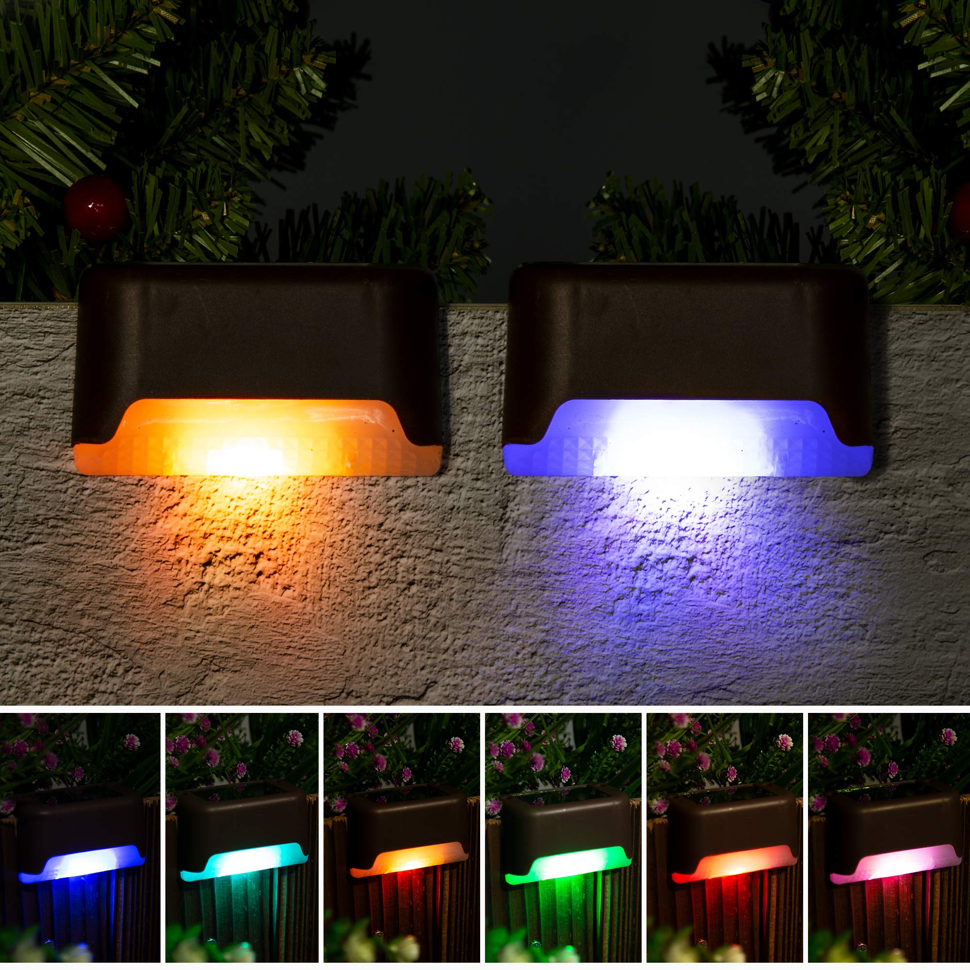 Color Changing Solar Deck Lights