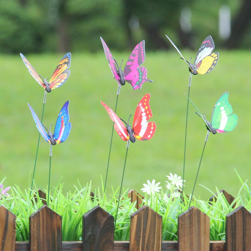 50 PCS - Simulated Butterfly Fluttering in The Wind
