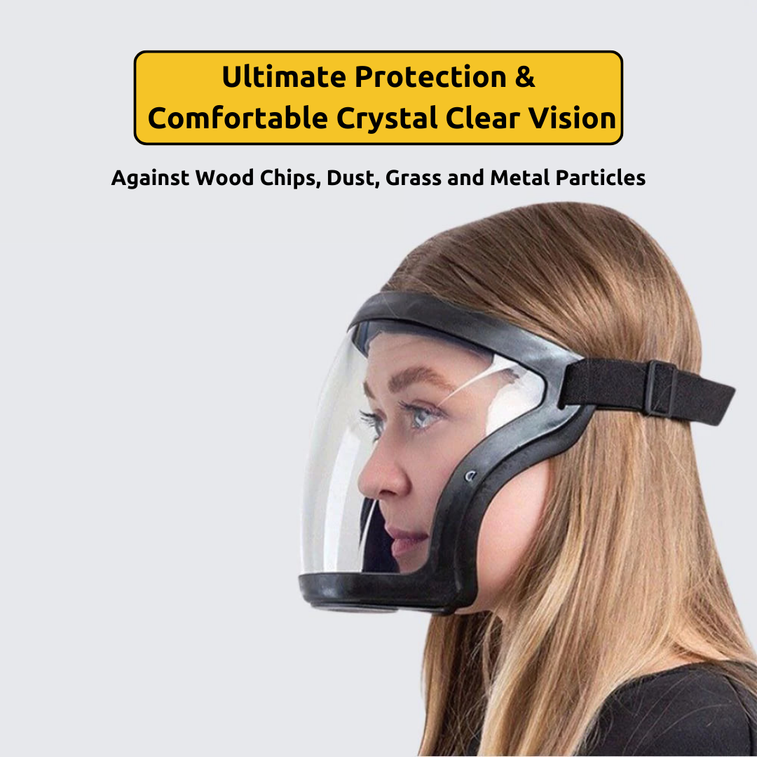 Anti-Dust & Fog-Resistant Face Shield Mask
