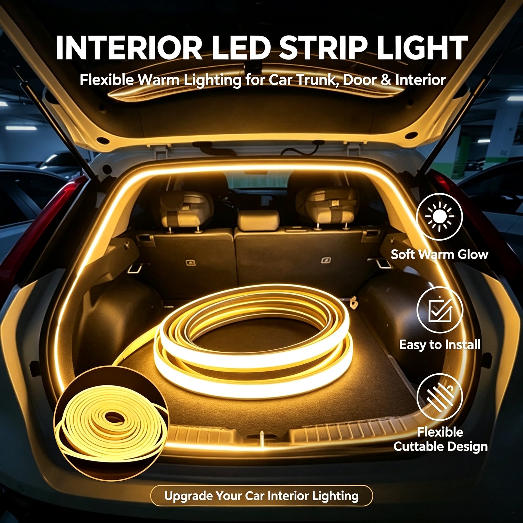 Universal Car Trunk LED Light Strip