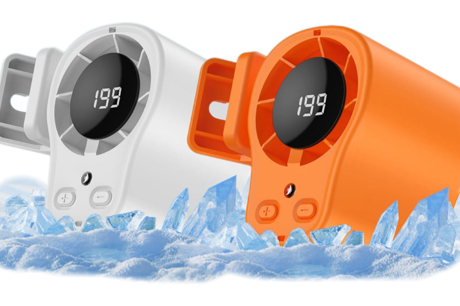 Hands-Free Personal Cooling Fan with LED Display