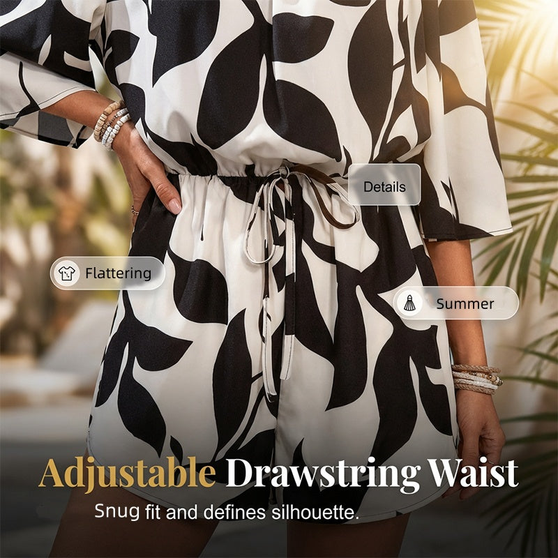 Women's Off Shoulder Shorts Jumpsuit