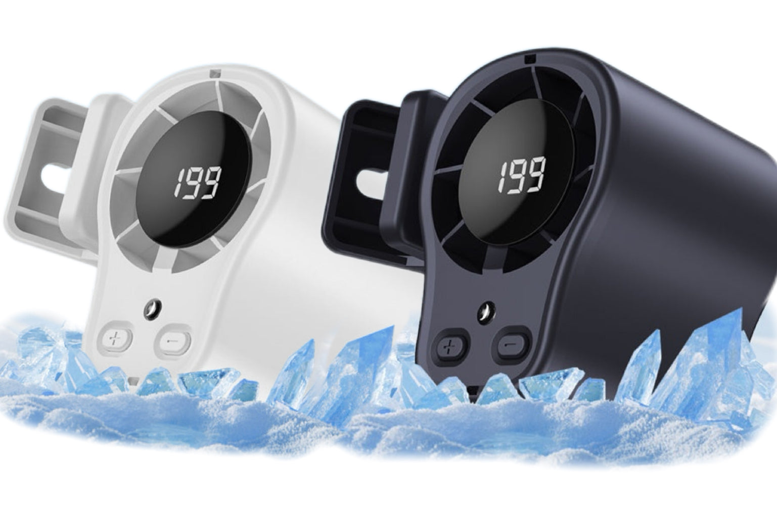 Hands-Free Personal Cooling Fan with LED Display