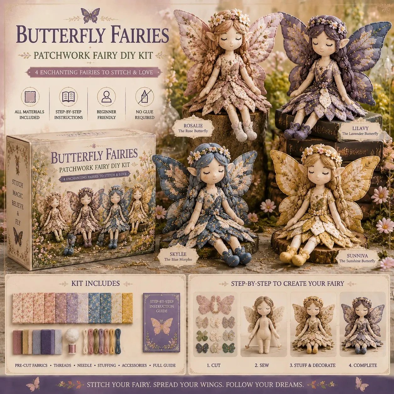 Fairy Patchwork DIY Collection