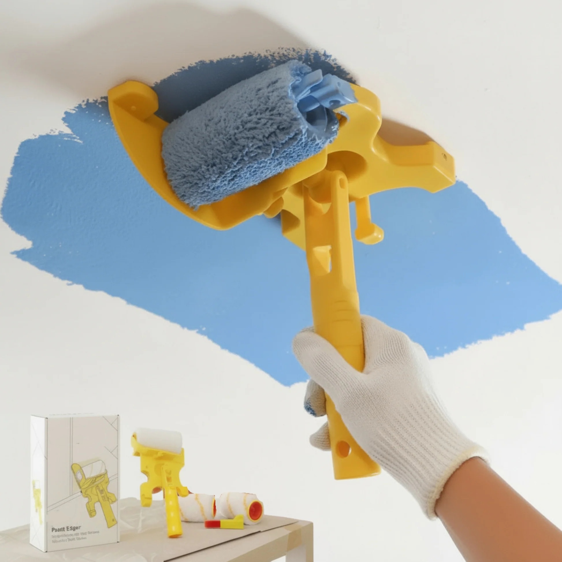 Paint Roller with Guide – Perfect Edge Finish