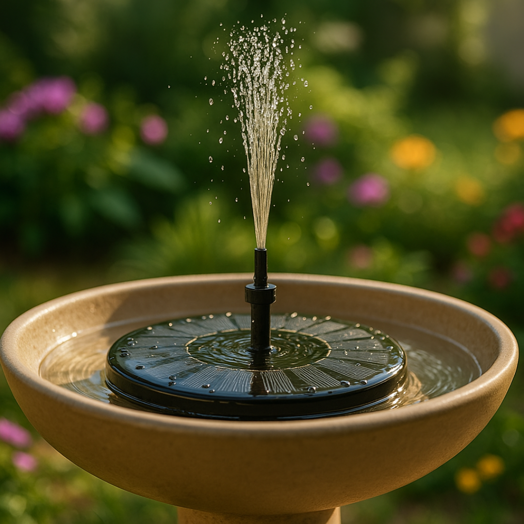 Solar Garden Fountain