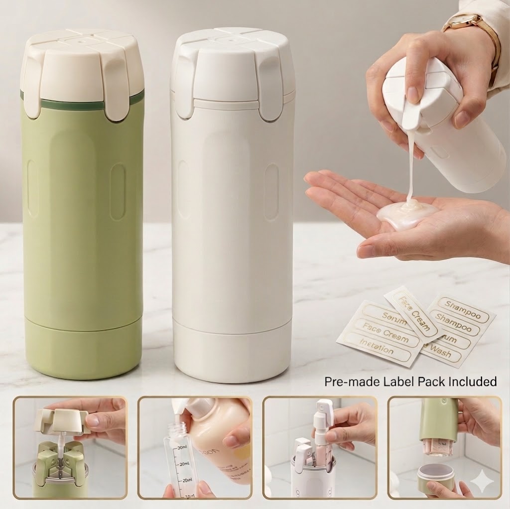 4-in-1 Travel Dispenser