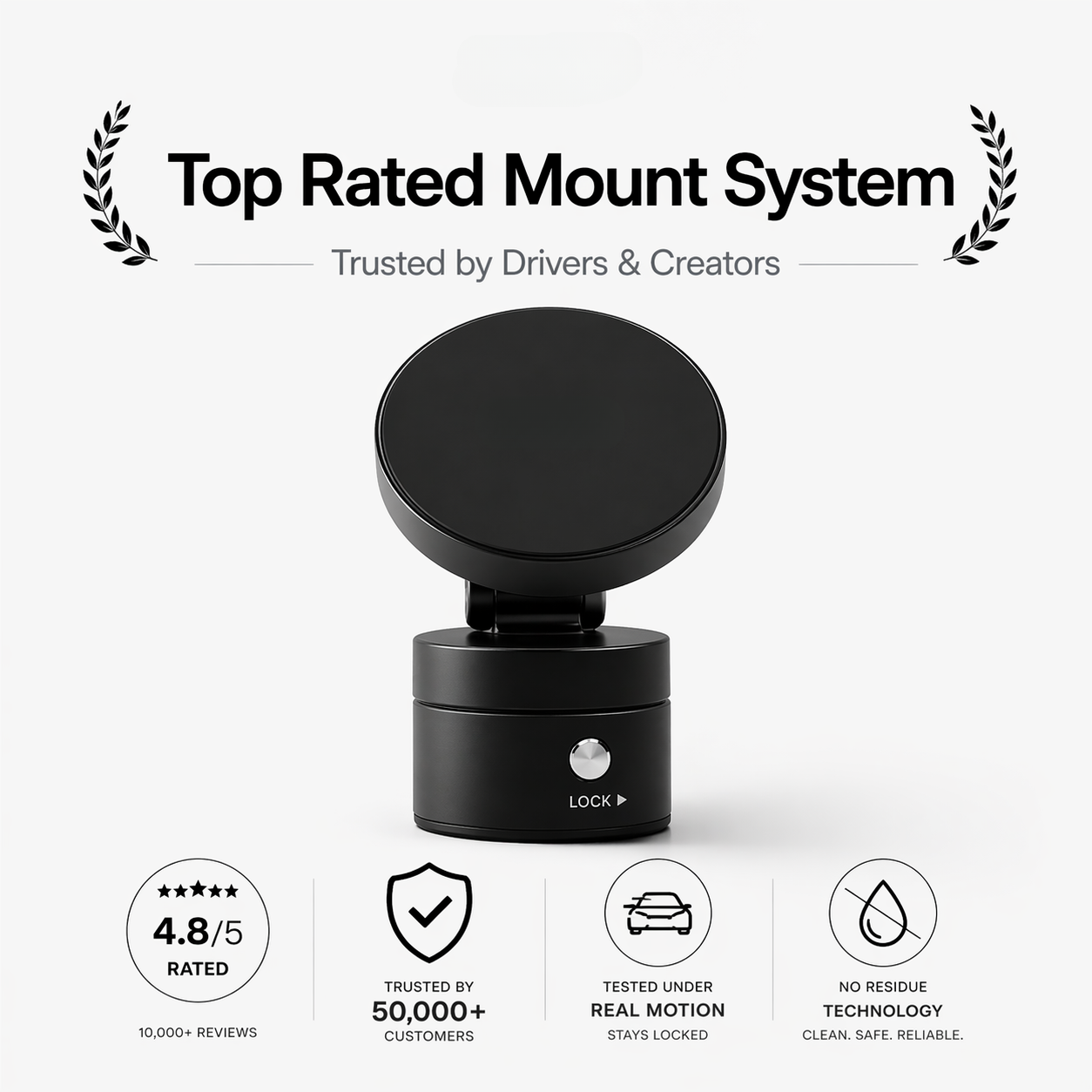 PressureLock Magnetic Mount