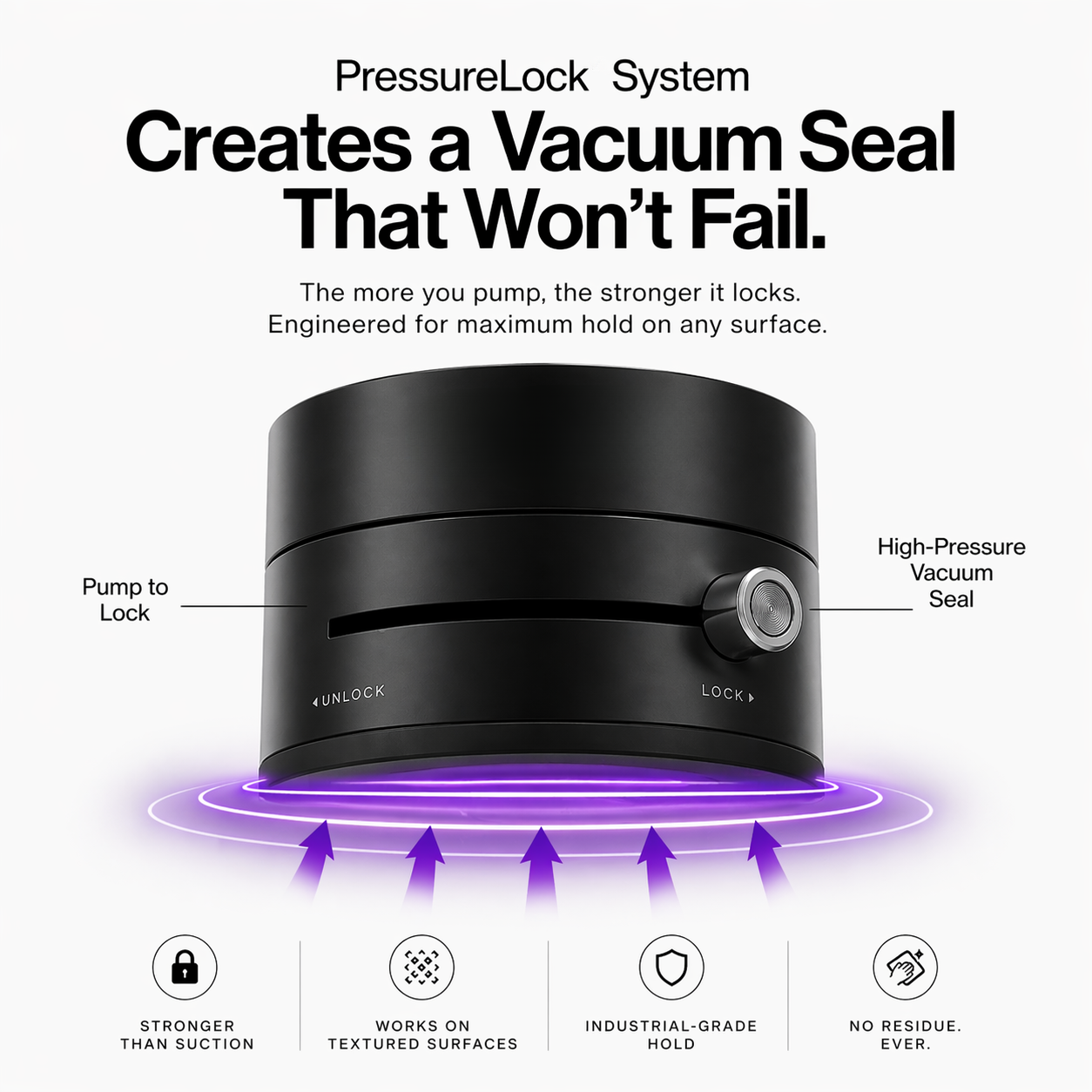PressureLock Magnetic Mount