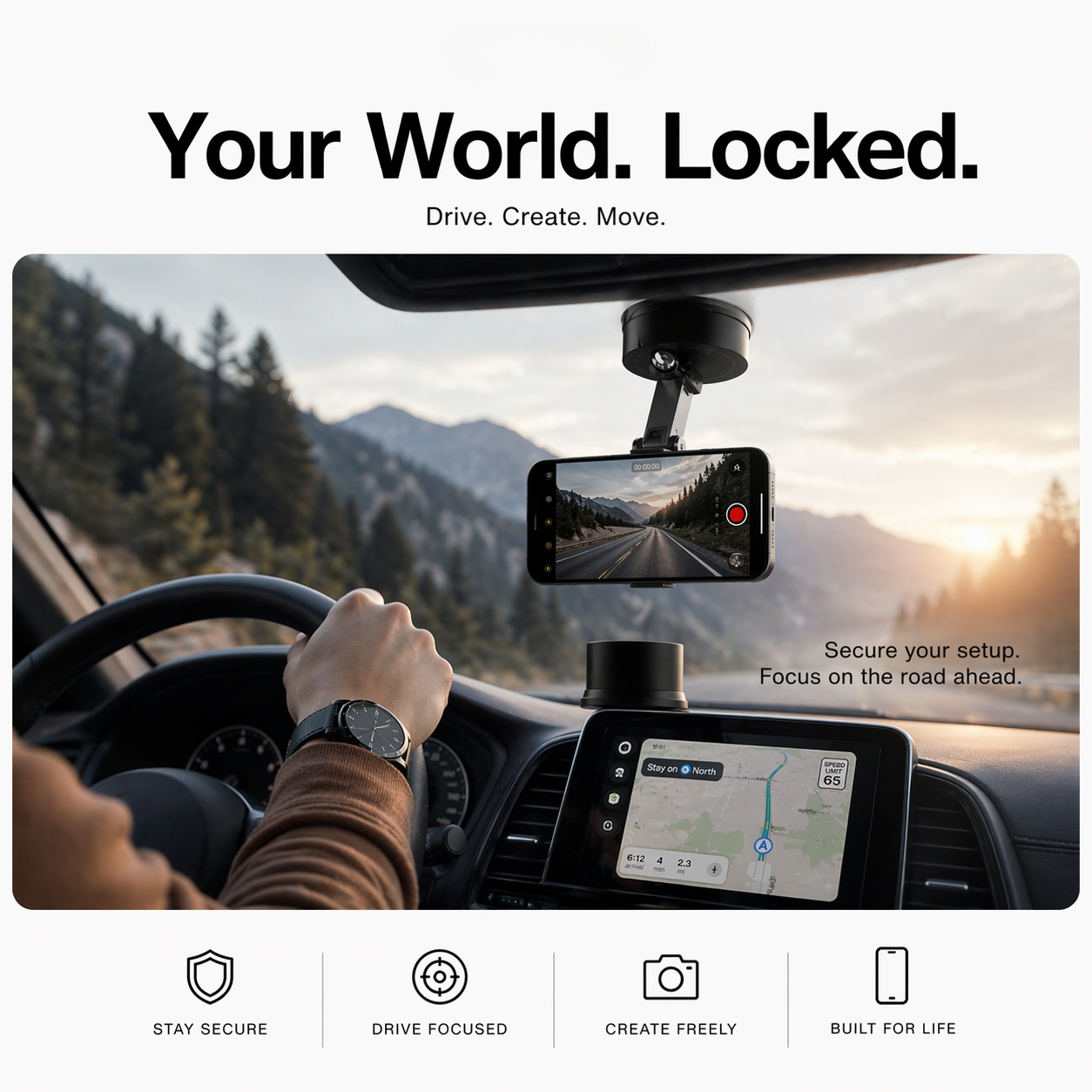 PressureLock Magnetic Mount