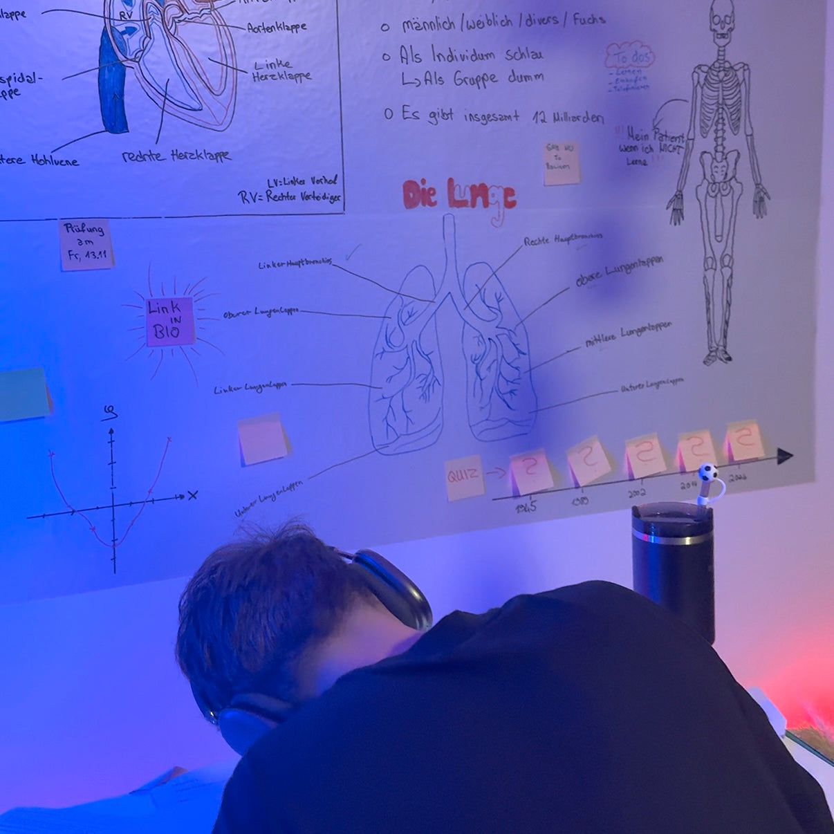 Static Electricity Whiteboard Wall Decal-The whiteboard that sticks everywhere