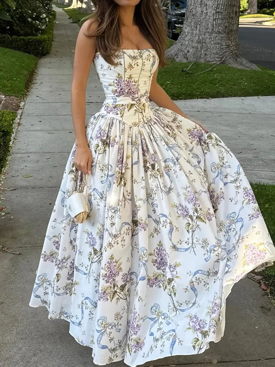 Floral Radiance Maxi Dress