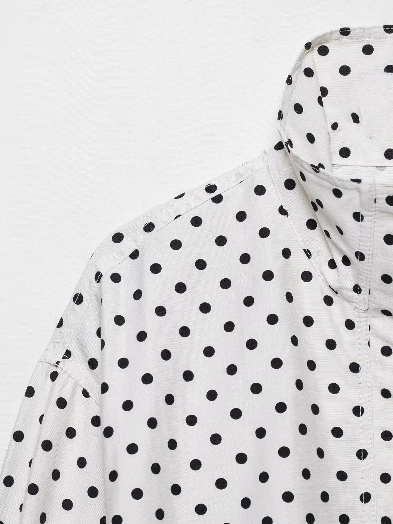 Polka Dot Cropped Jacket