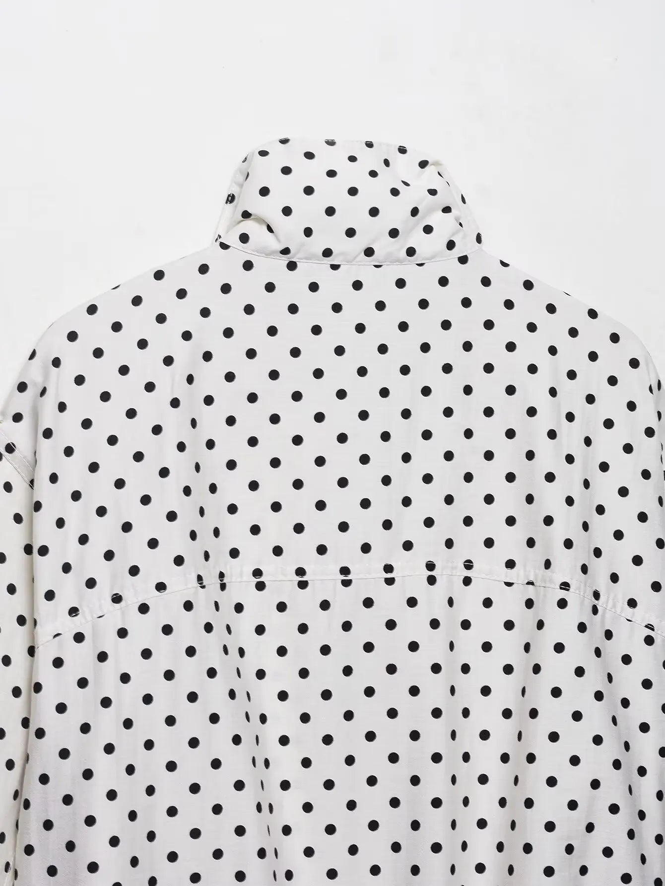 Polka Dot Cropped Jacket