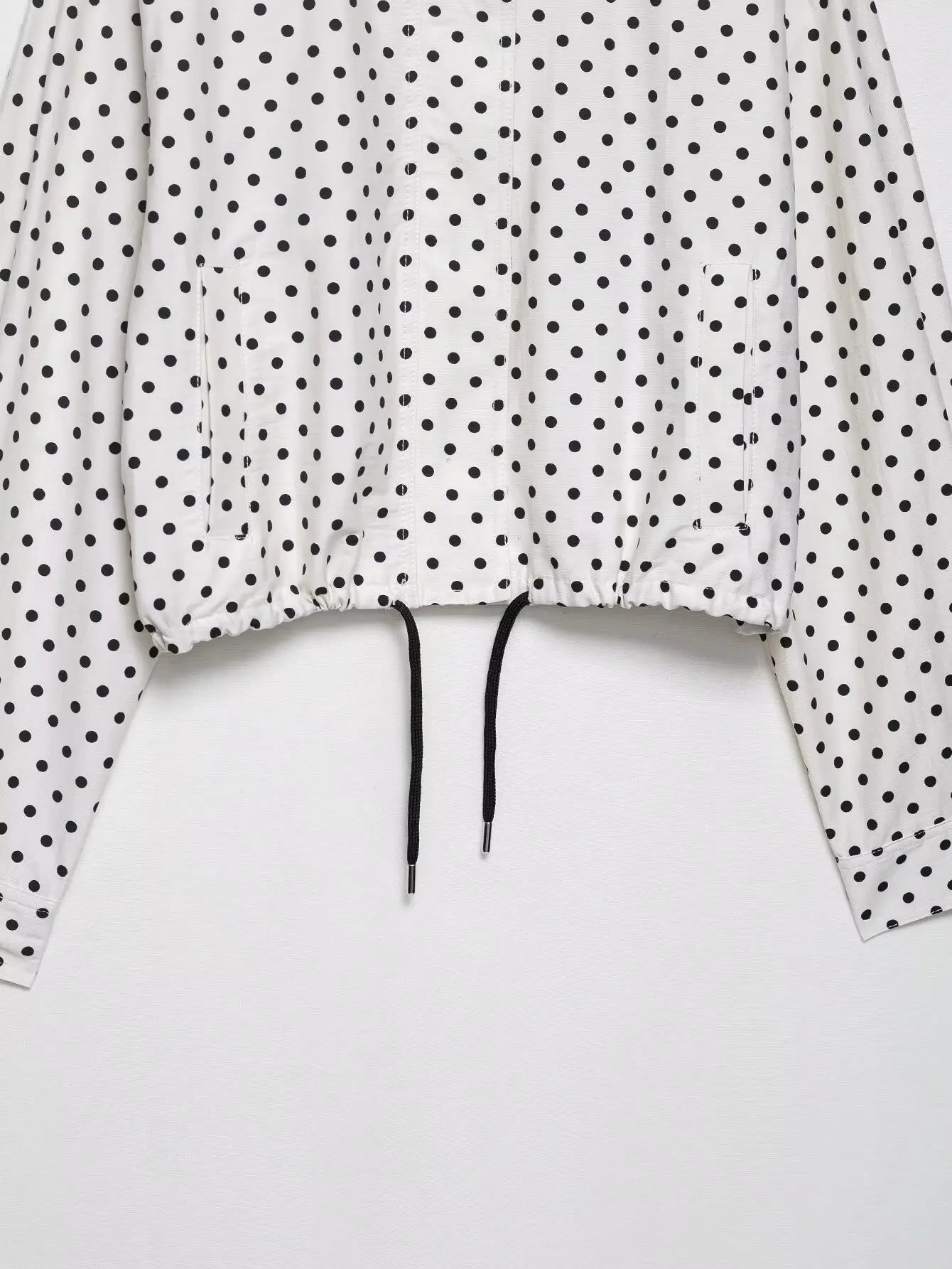 Polka Dot Cropped Jacket