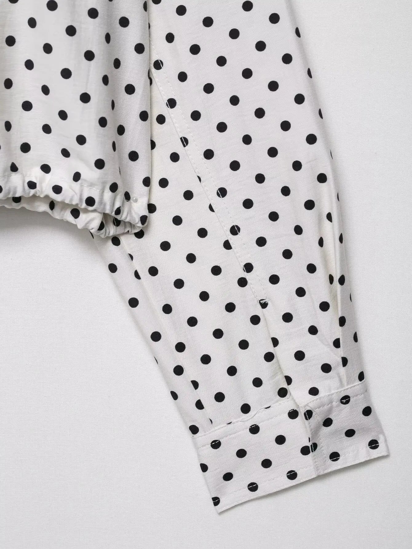 Polka Dot Cropped Jacket
