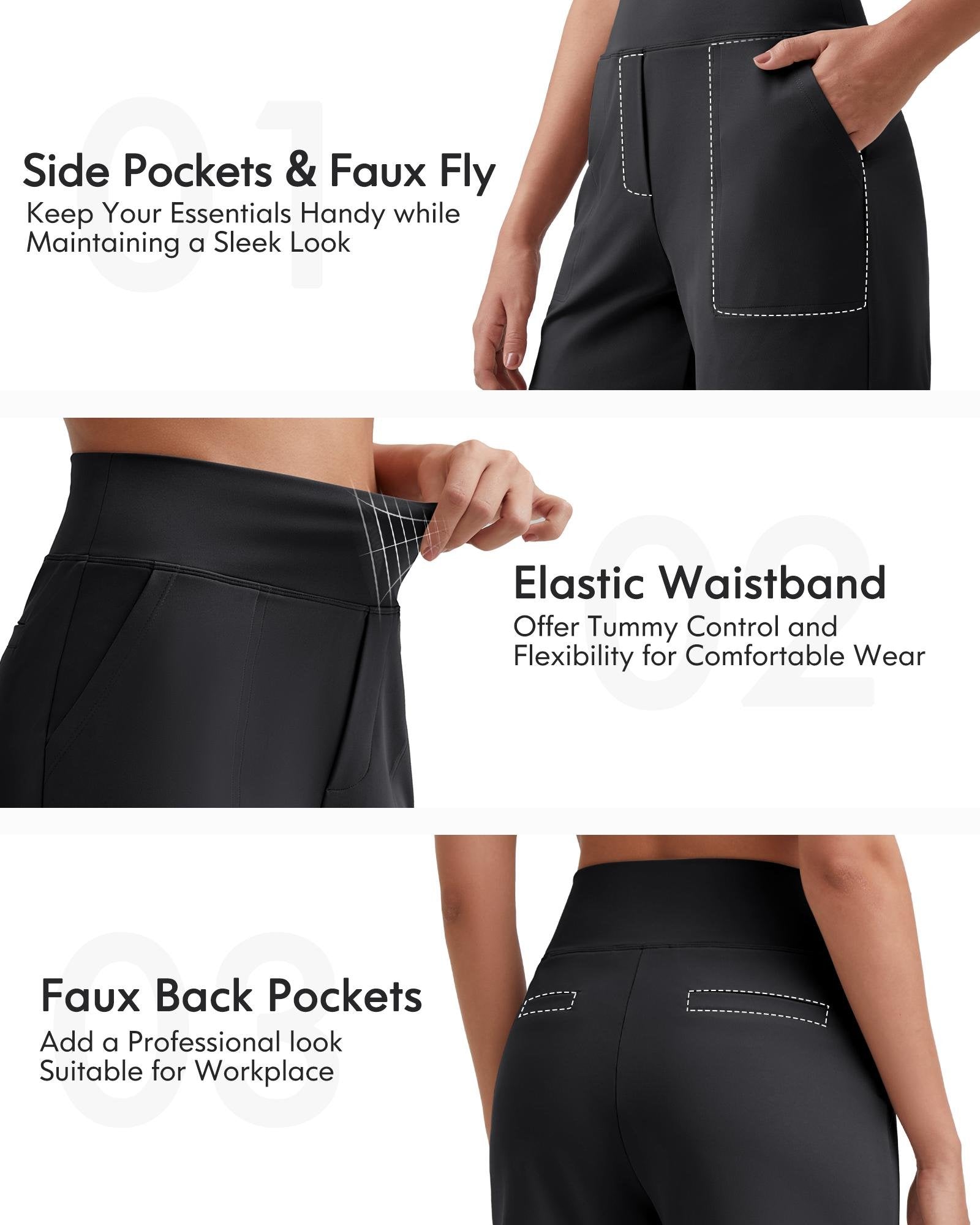 Everyday High-Waisted Shorts – Lightweight & Breathable with Functional Pockets