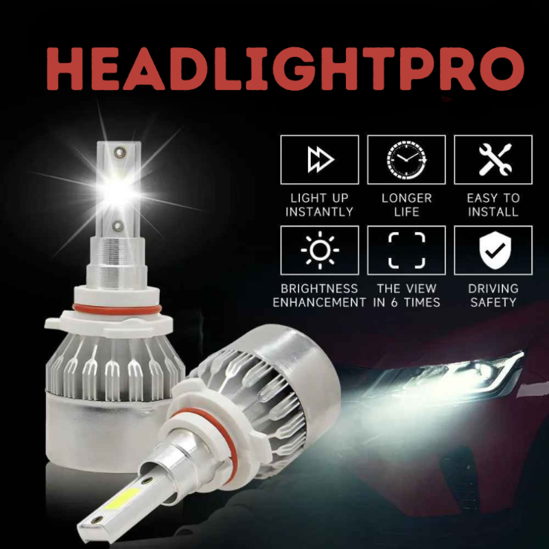 HeadlightPro 1+1 FREE: High Performance LED Car Head Lights