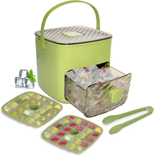 Ice Cube Maker with Storage