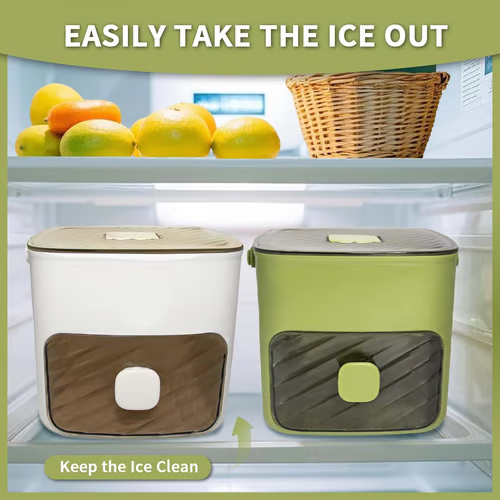 Ice Cube Maker with Storage