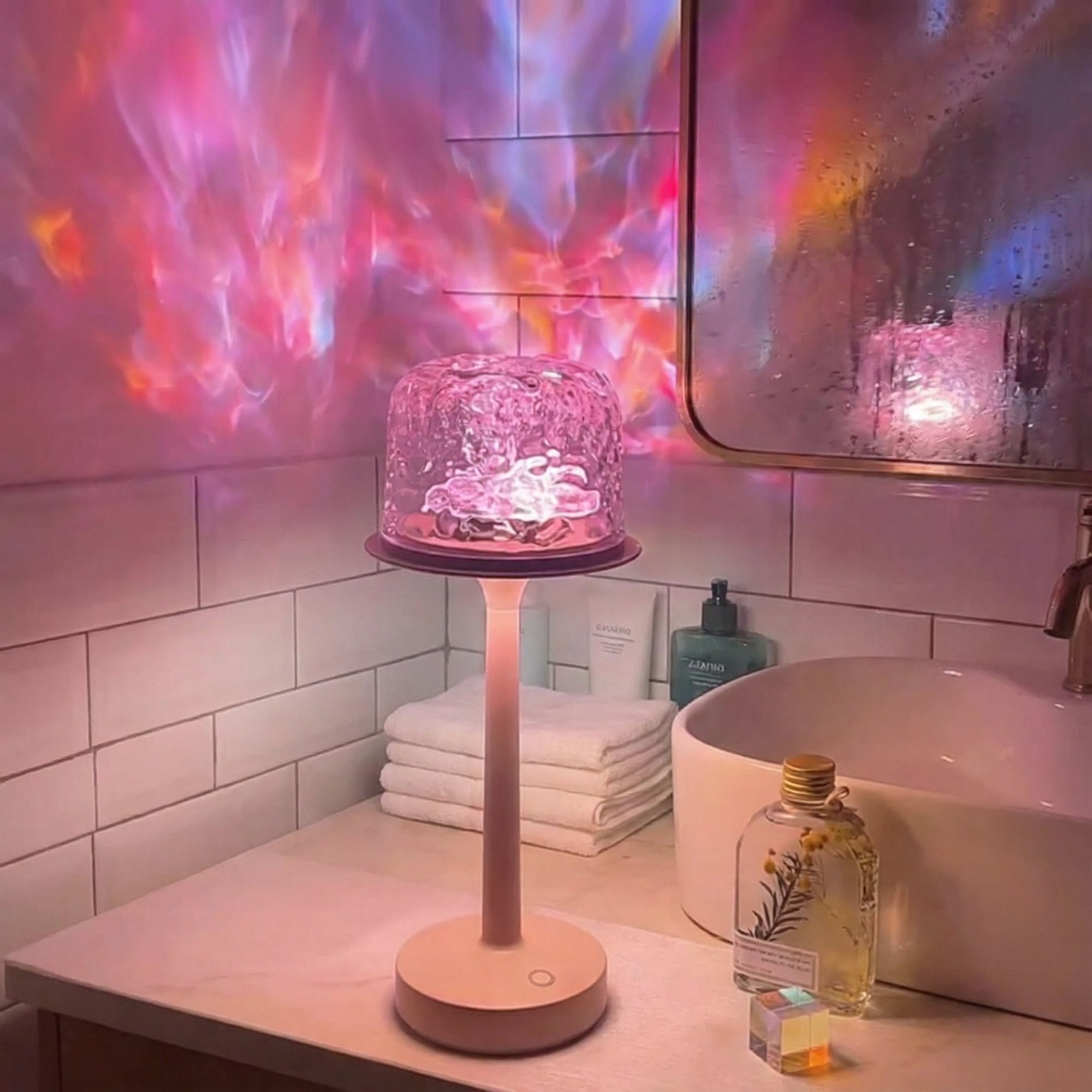 Ocean Wave Projector: Soothing Night Light for Bedroom Sleep Aid - Adjustable Speed & Remote Control