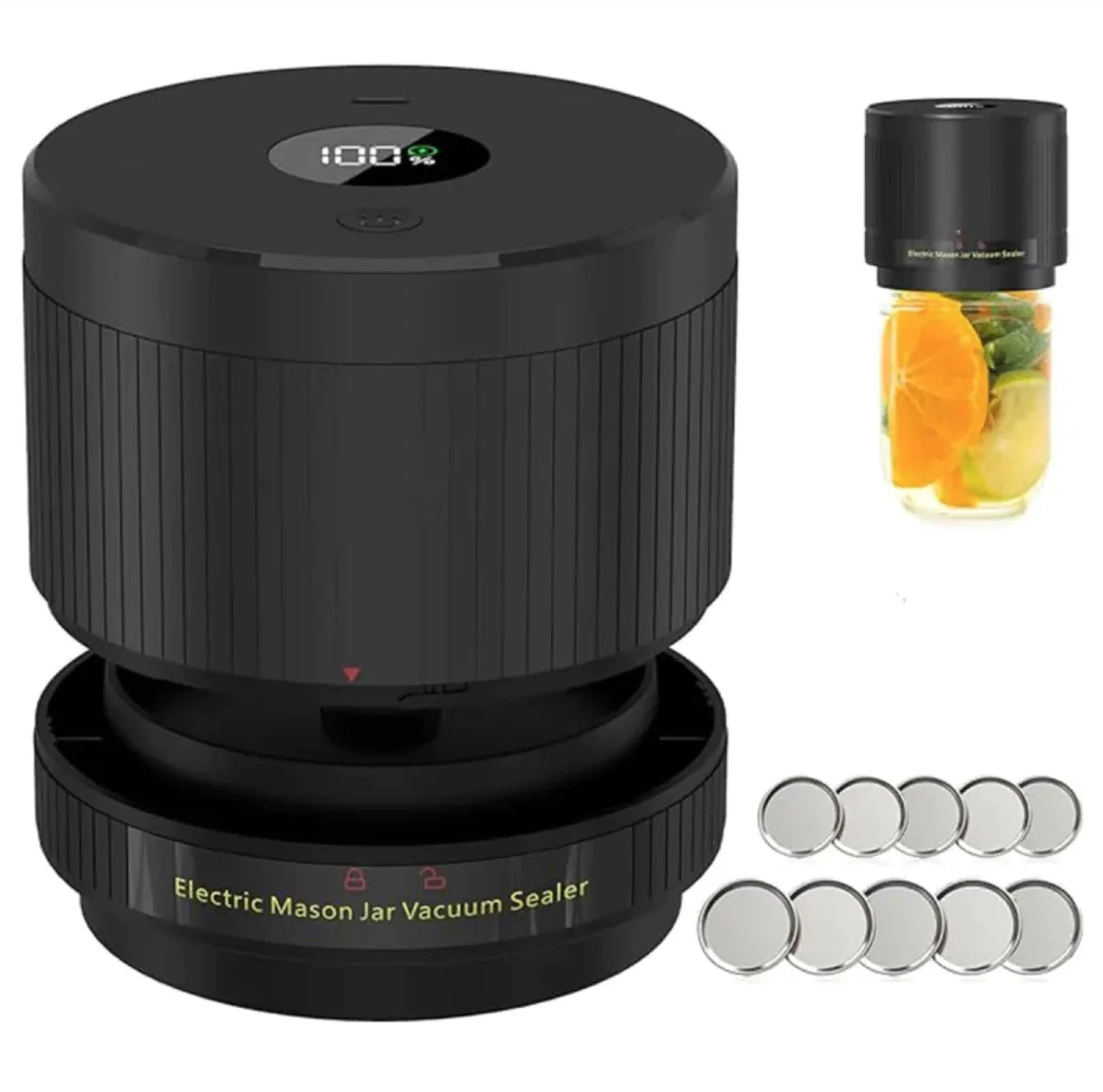 Electric Mason Jar Vacuum Sealer Kit