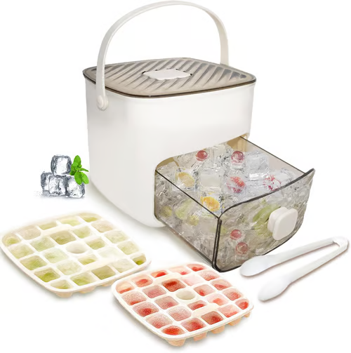 Ice Cube Maker with Storage