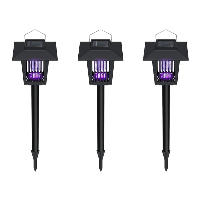 Solar Powered Mosquito Zapper & Garden Stake Light