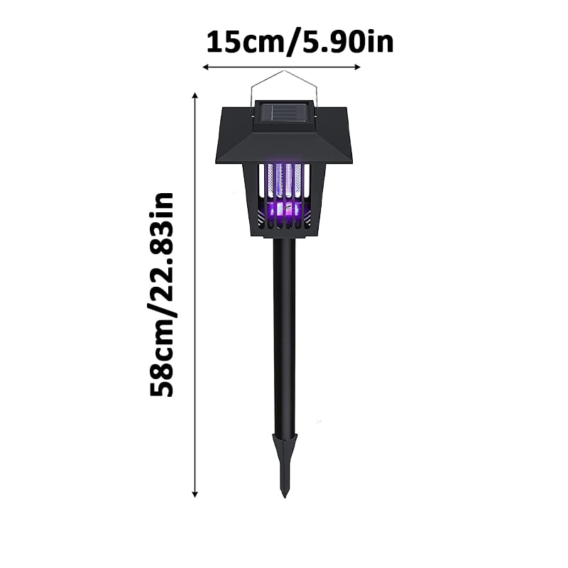 Solar Powered Mosquito Zapper & Garden Stake Light